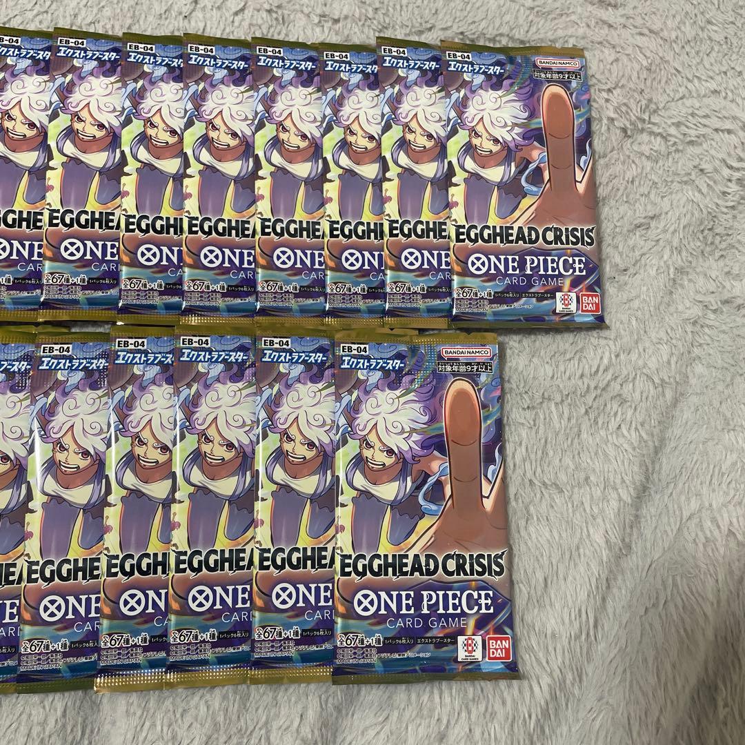 ワンピースカード エッグヘッドクライシス 未開封パック 18 - メルカリ
