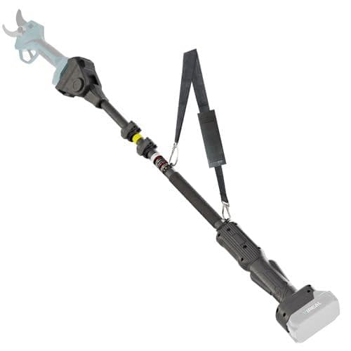 高枝切りバサミ電動チェーンソーの延長ポール 握りやすいスイッチ