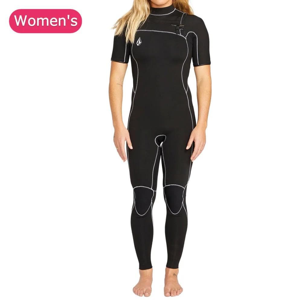 WOMENS ！新品◆VOLCOM ウェットスーツ Modulator 2mm◆ Volcom Womens Modulator 3/2mm Chest Zip Wetsuit - Black
