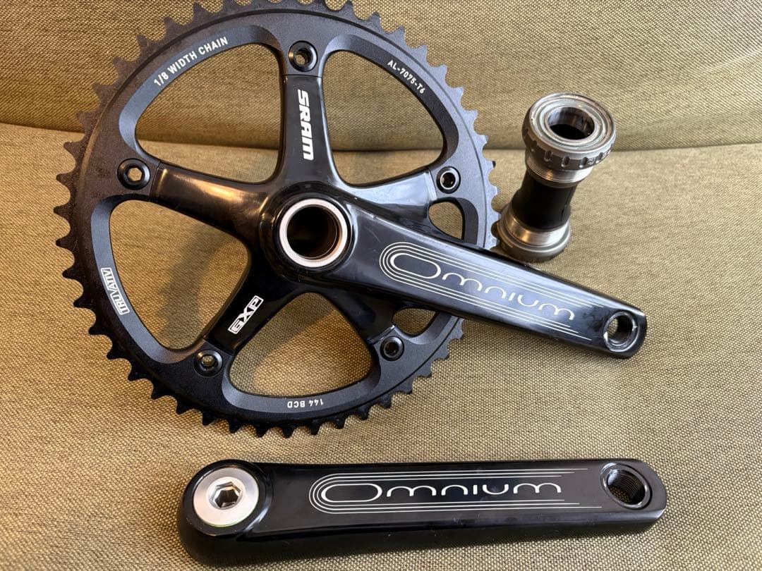 SRAM OMNIUM 165mm クランク 50T チェーンリング ピスト - メルカリ