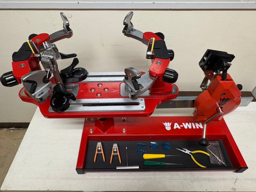 A-WIN ストリングマシン　ST−420 新品訳あり 予約販売】A-WIN AW-EC ストリングマシン 電動式コンピューター制御