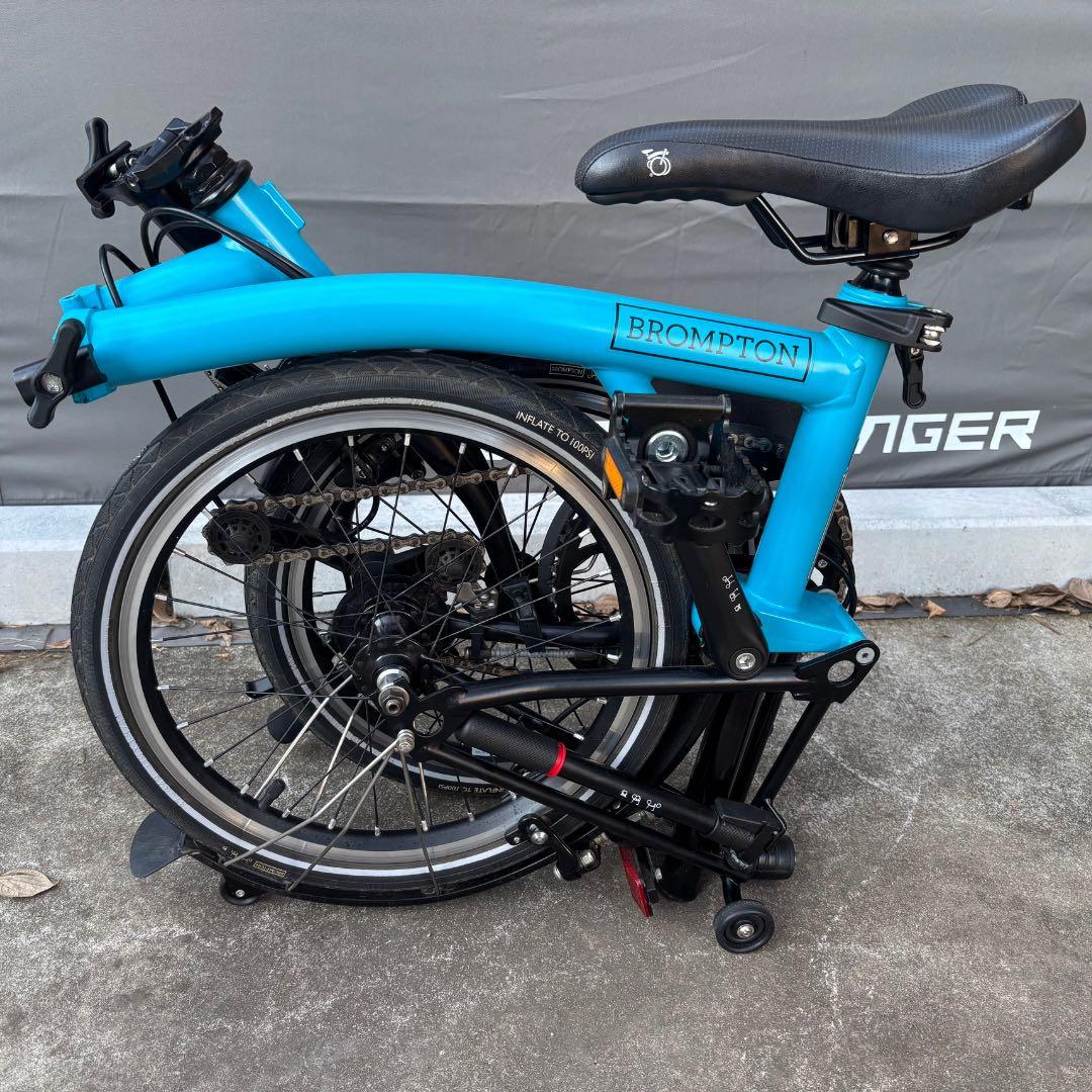 美品】BROMPTON BLACK Edition 青S2L おまけ付き - メルカリ