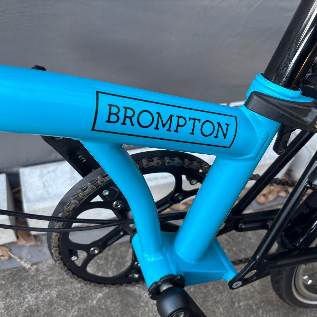 美品】BROMPTON BLACK Edition 青S2L おまけ付き - メルカリ