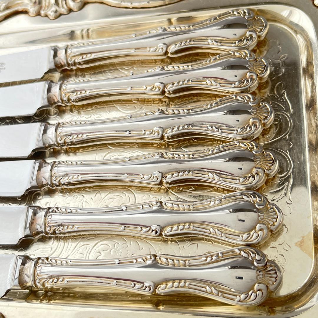 MAPPIN & WEBB】 マッピンアンドウェッブ ティーナイフ 6本組