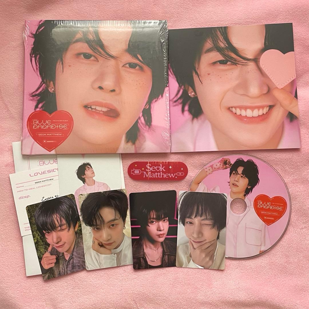 ZEROBASEONE ゼベワン BLUE PARADISE マシュー トレカ - メルカリ