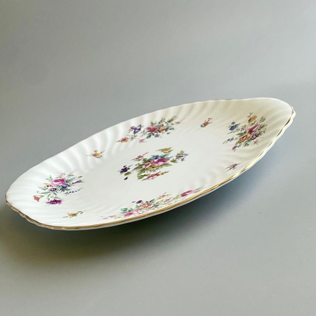 英国製ヴィンテージ ミントン マーロウ 取手付プレート MINTON 【未