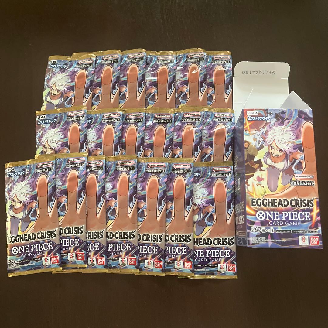 未サーチ品 19パック エッグヘッドクライシス バラパック ワンピース