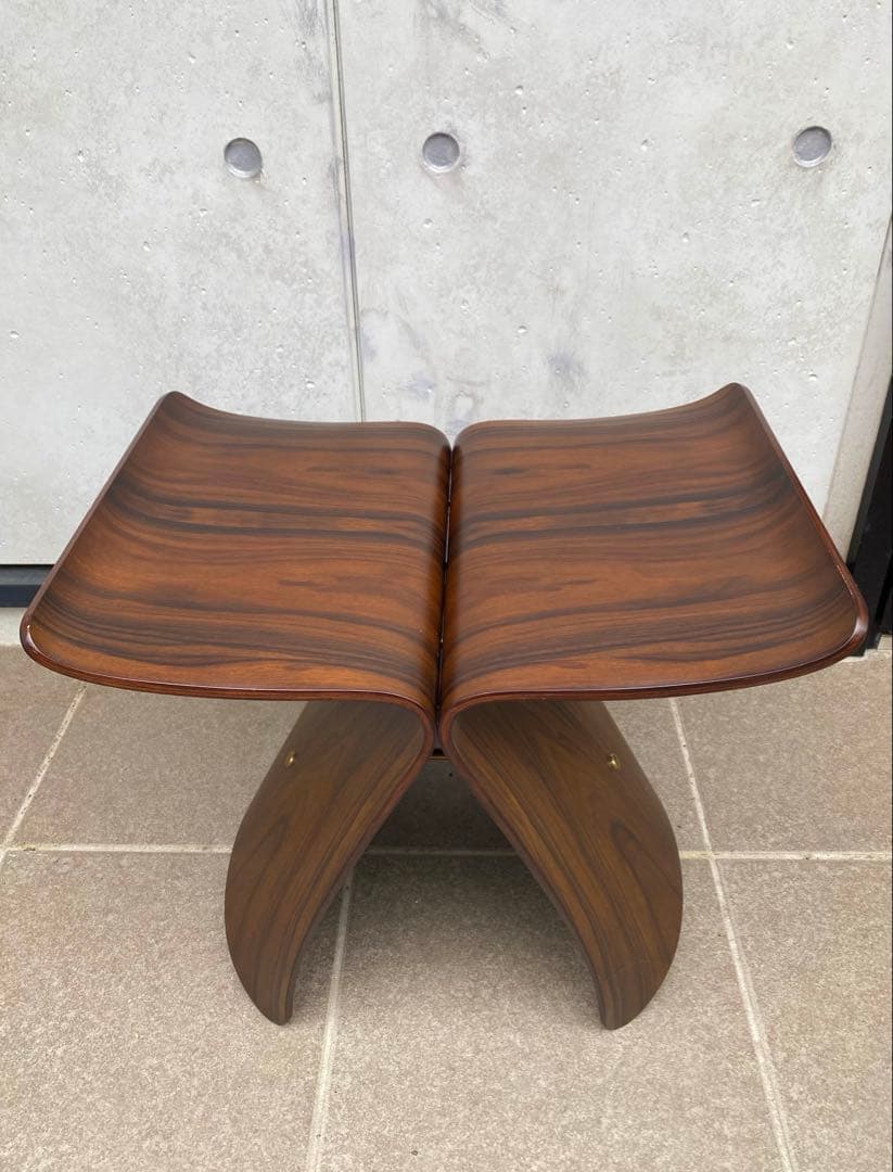 vintage】 天童木工 バタフライスツール tendo 旧タグ 柳宗理 - メルカリ