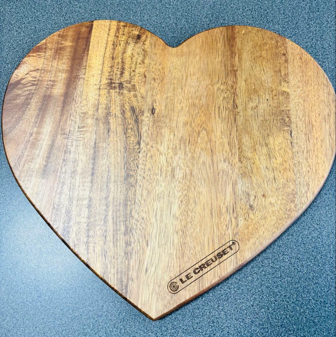 ルクルーゼ ウッドボード ハート バレンタイン レア（新品未使用