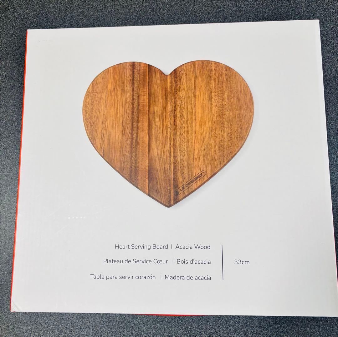 ルクルーゼ ウッドボード ハート バレンタイン レア（新品未使用