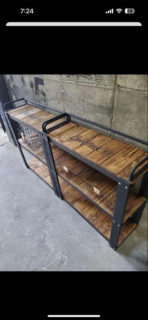 木製ラック・ウッドラック HIDE HAGiHARA（萩原） オープンラック 4段 木製 ディスプレイラック ウッド