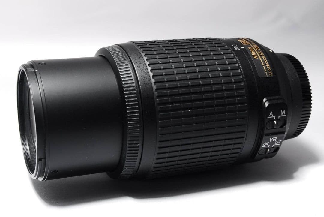 ♥Nikon AF-S 55-200mm ED♥極美品 望遠レンズ 手ブレ補正 - メルカリ