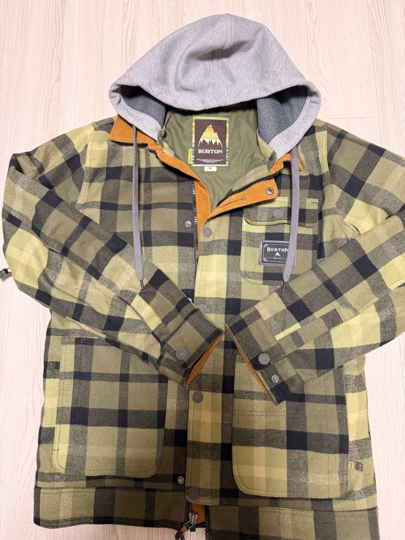 BURTON チェック柄ジャケット Mサイズ - メルカリ