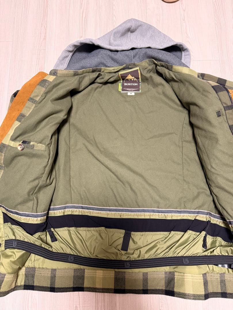 BURTON チェック柄ジャケット Mサイズ - メルカリ
