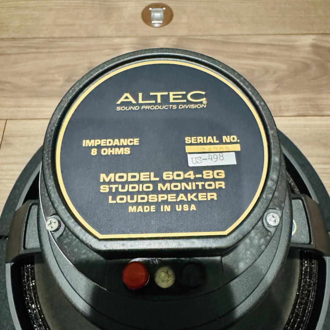 Altec 604-8G スピーカー ネットワーク ペア - メルカリ
