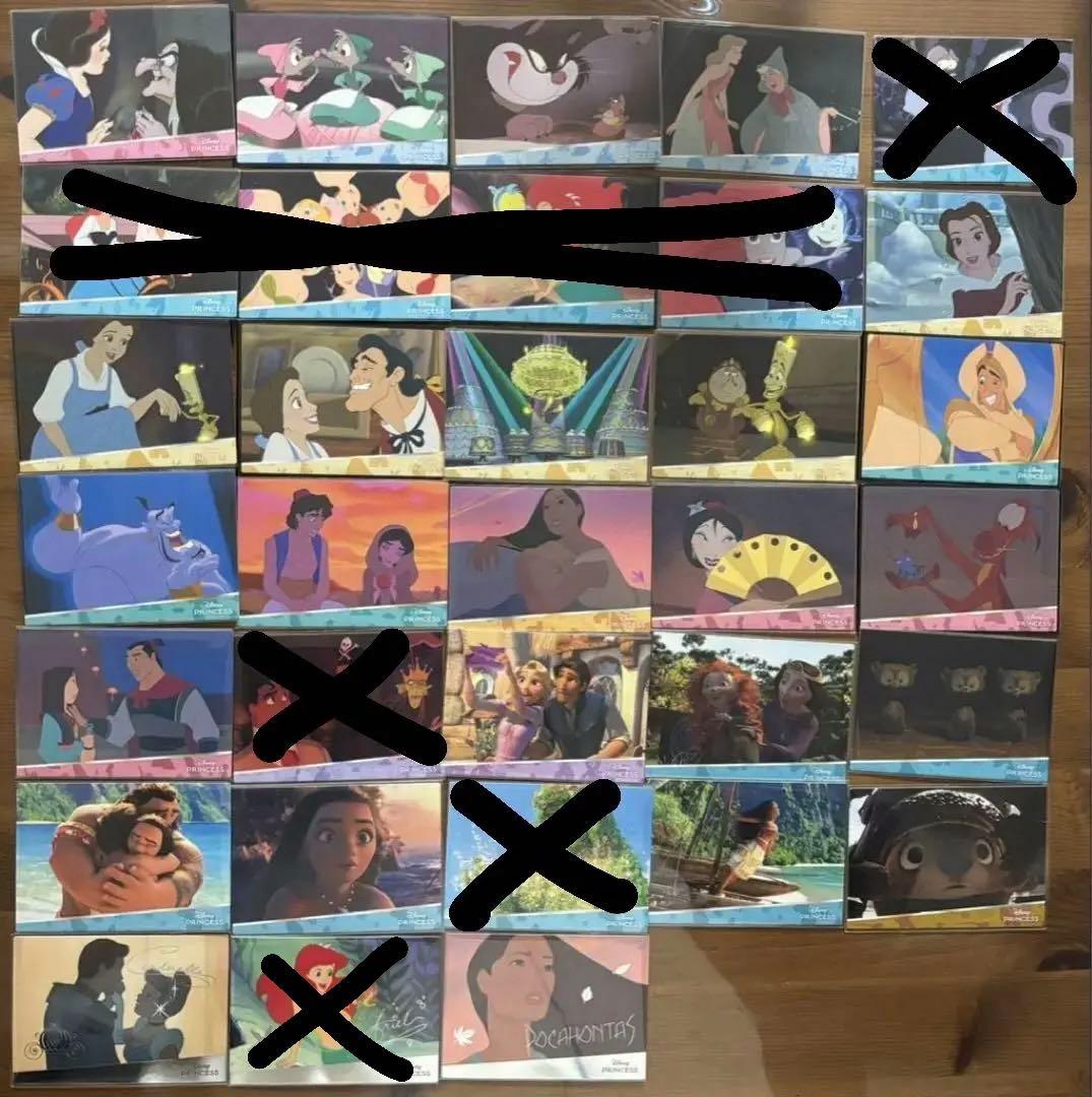 ディズニープリンセス トレーディングコレクション カード 25枚まとめ