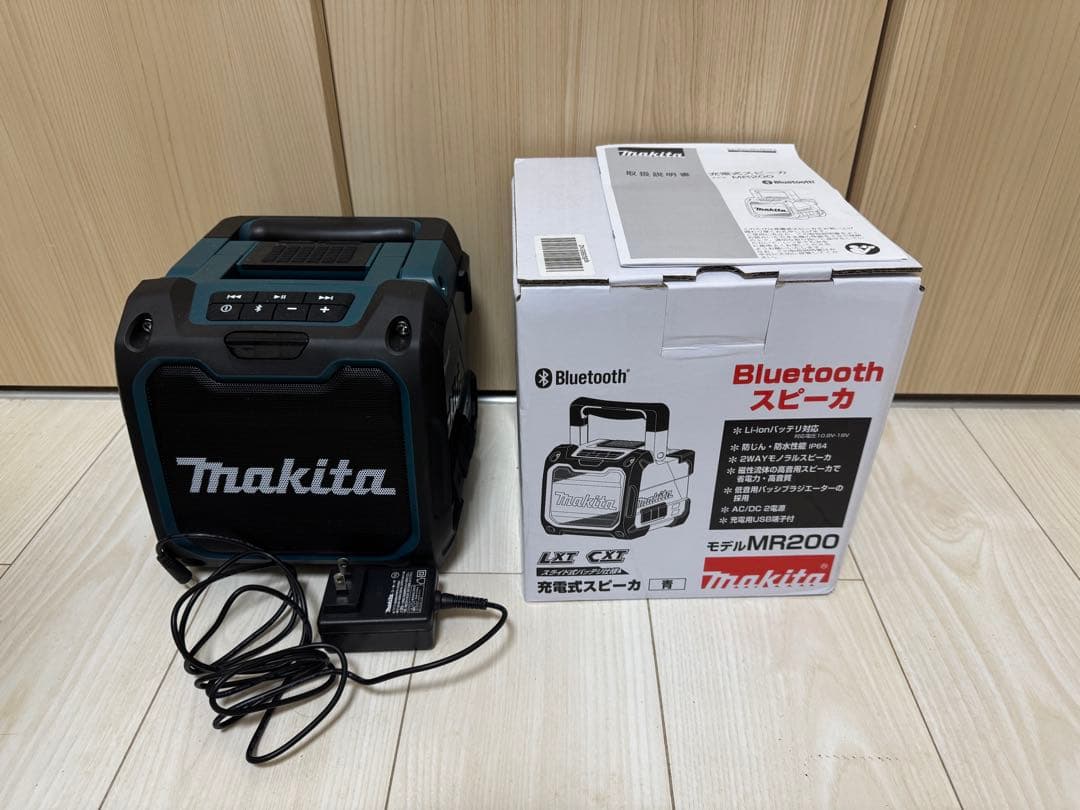 Makita MR200 Bluetooth スピーカー マキタ（makita） 14.4V／18V／10.8V／AC100V MR200（青）Bluetooth