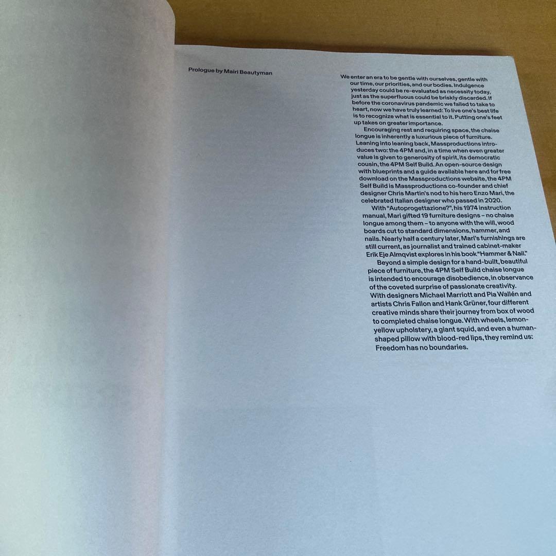 To build a chaise a mass productions - メルカリ