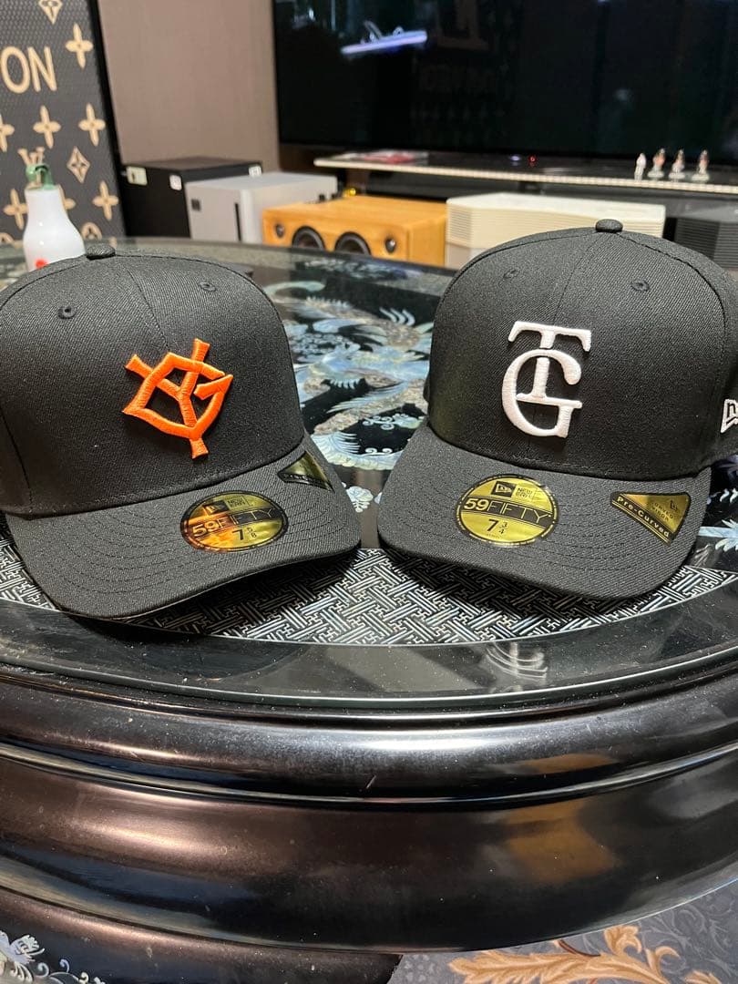 読売ジャイアンツプロコレ帽子ホームビジター 二個セット ne-pro-collection-24-visitor-