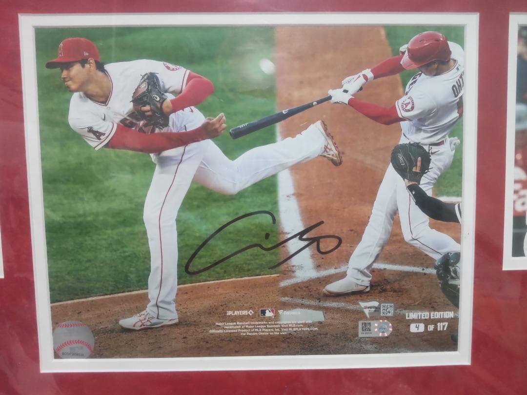 大谷翔平 初MVP 直筆サイン 豪華フォトSET 限定117 No.4 ※激