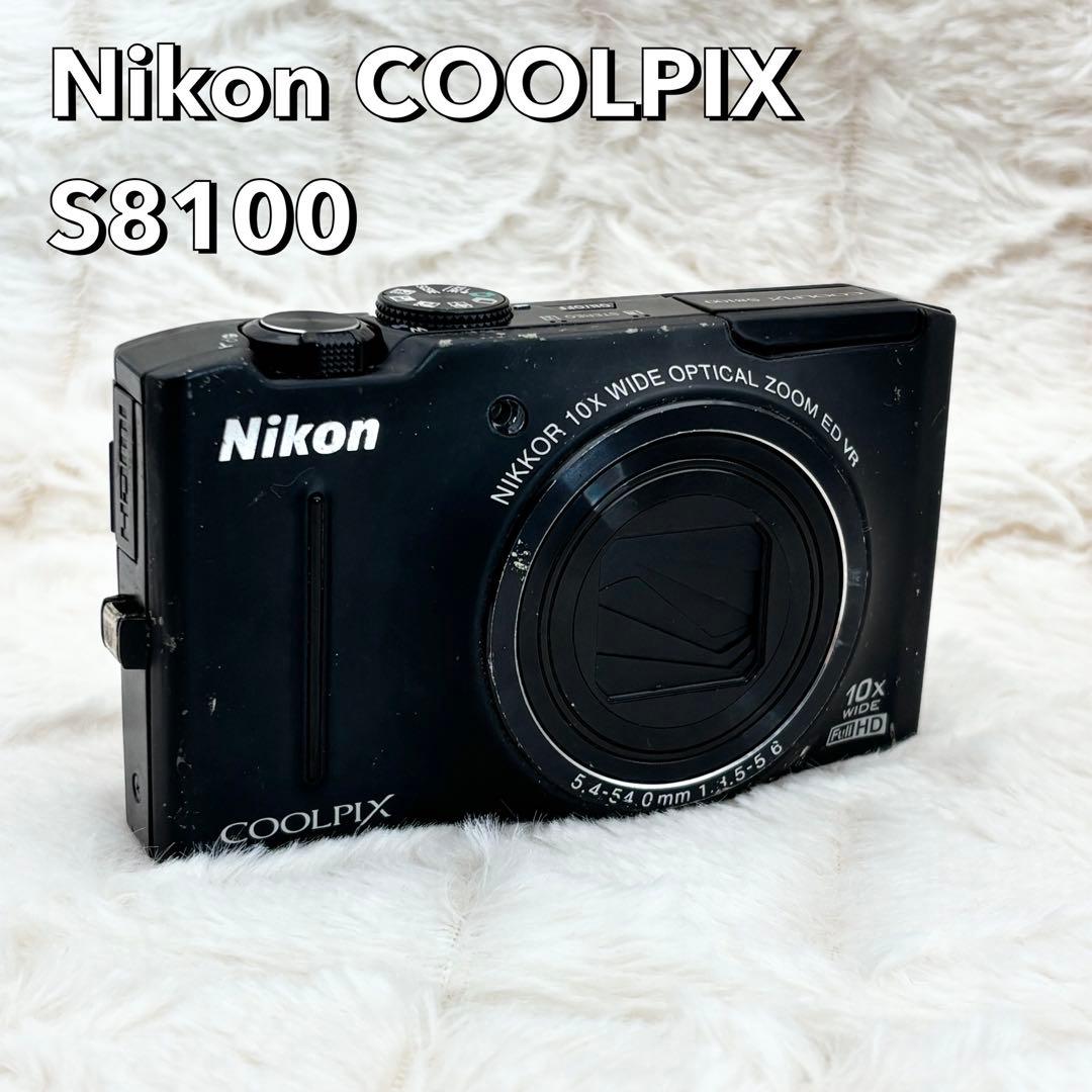 Nikon COOLPIX S8100 ブラック - メルカリ