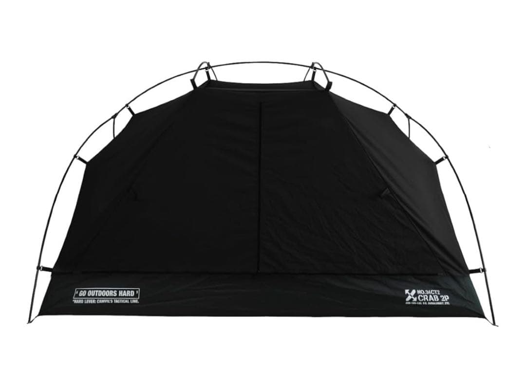 CAMVIL CRAB2P（ブラック） インナーテント＋レインフライセット美品