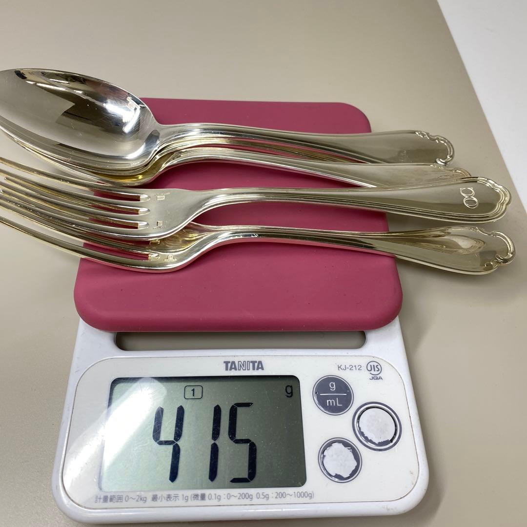 クリストフルカトラリー5点 415g トヒコ 東さ7-0406②