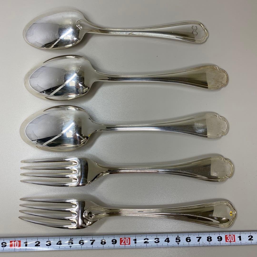 クリストフルカトラリー5点 415g トヒコ 東さ7-0406②