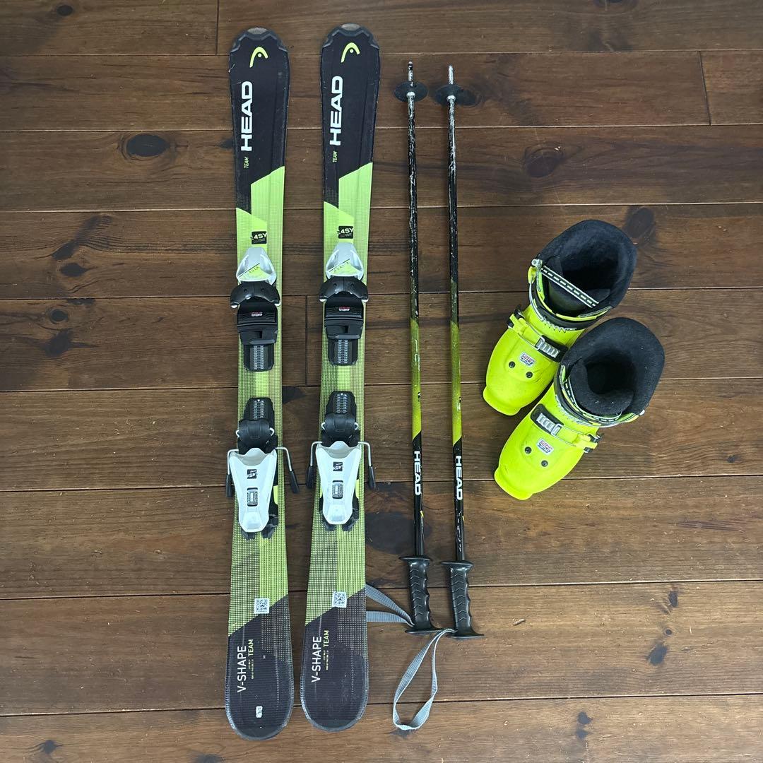 HEAD スキーセット バインディング付き 117センチ ブーツ22.5センチ