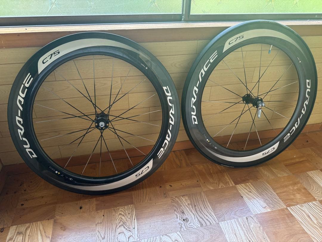 デュラエース C75ペア　シマノ１１速　チューブラー シマノ SHIMANO デュラエース DURA-ACE WH-9000 C75 カーボン チューブ