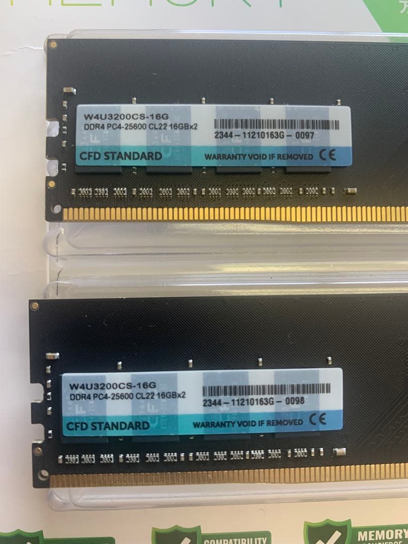 CFD STANDARD DDR4メモリ 32GB (16GB×2枚組)