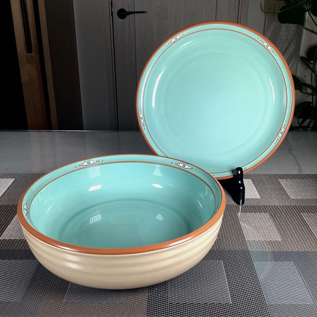 NORITAKE 『旧版BOULDER RIDGE』 大鉢 大皿 セット - メルカリ