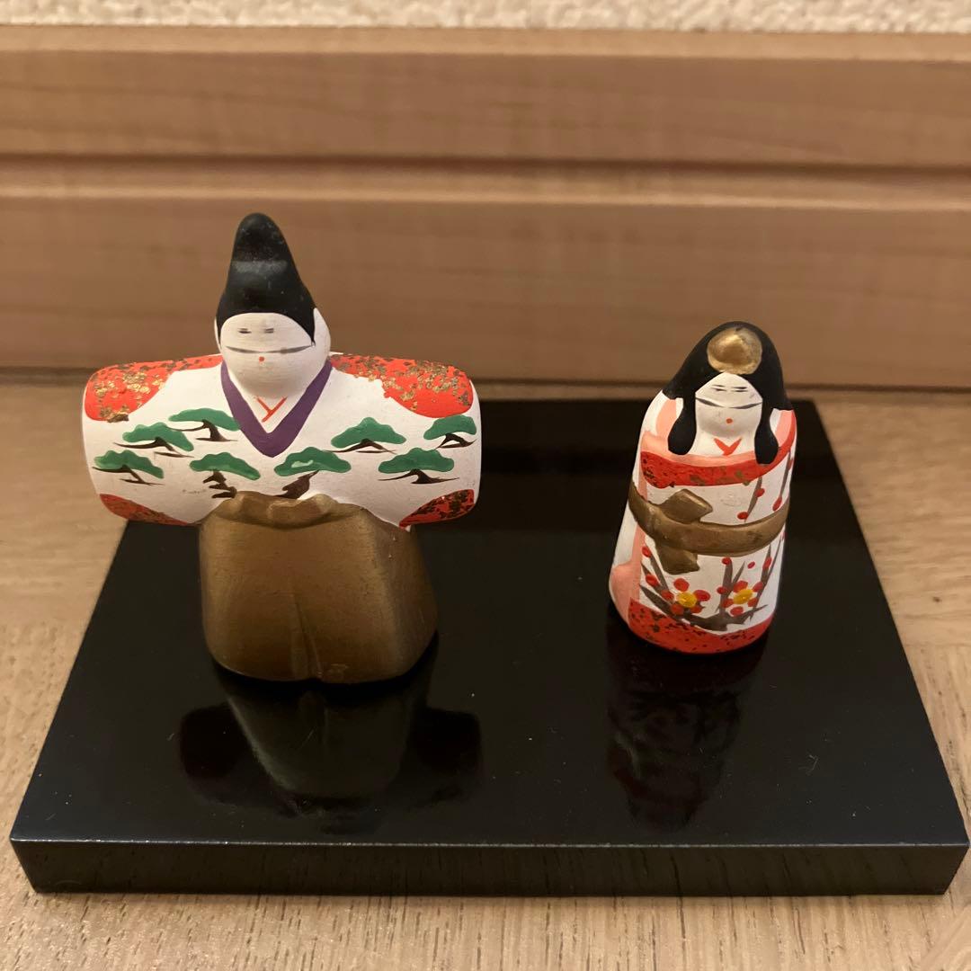 雛人形 立ち雛 昭峰作 コンパクト雛 - メルカリ