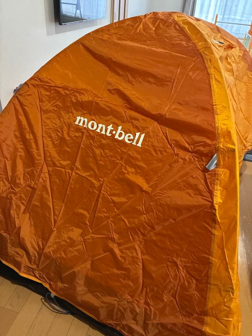 mont-bell 山岳テント オレンジ モンベルの山岳テントがより軽量に。ソロキャンプやフェスにも最適な3