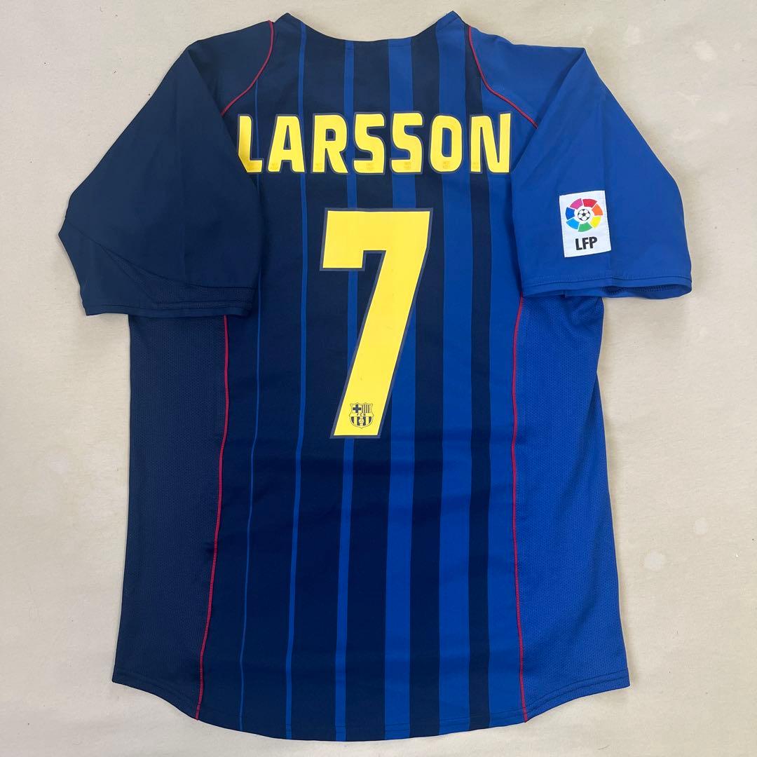04-05 FCバルセロナ アウェイユニフォーム ラーション #7 04-05 FCバルセロナ アウェイユニフォーム ラーション #7 - メルカリ