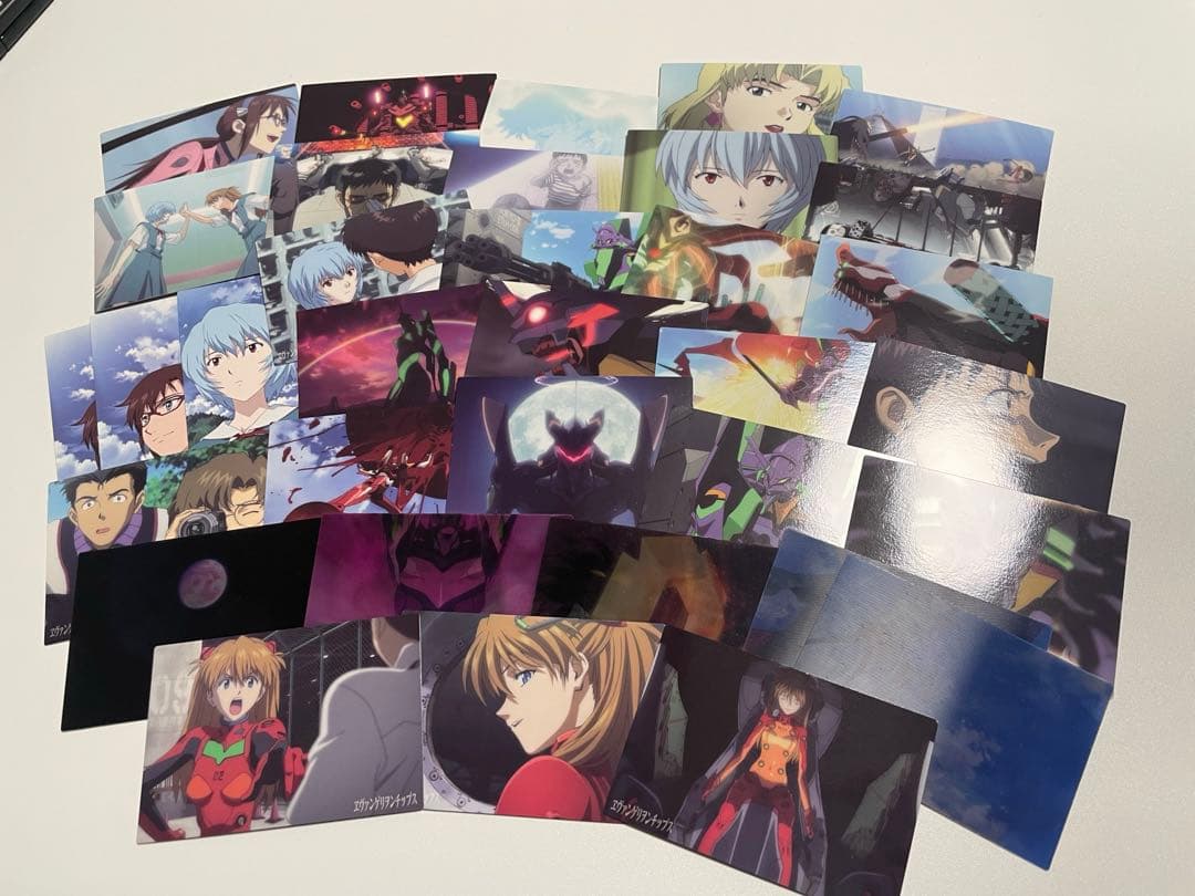 【34枚】エヴァンゲリオン チップス カード Calbee ポテトチップス カルビー - カルビー エヴァンゲリオン ポテトチップス アルバム2種