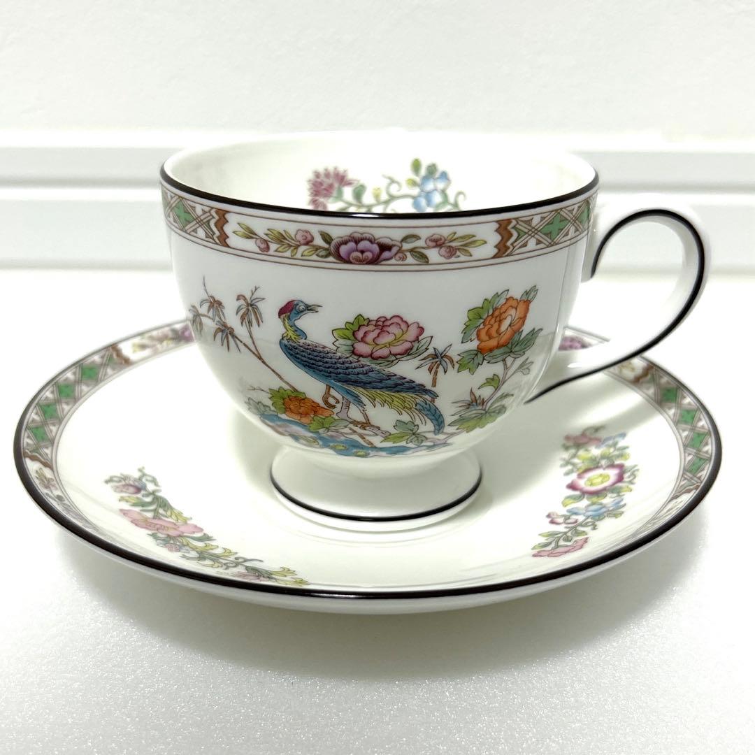WEDGWOOD ウェッジウッド クタニクレーン カップ＆ソーサー - メルカリ