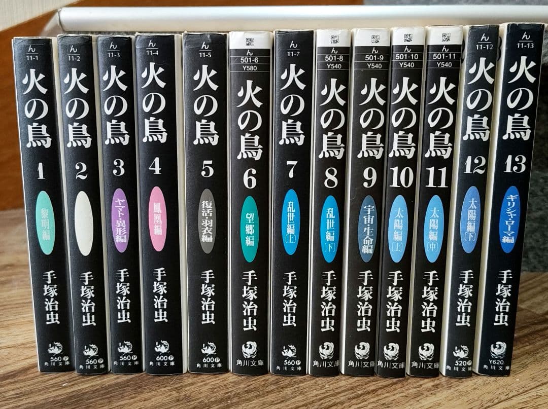 全巻セット 火の鳥 全13巻 文庫版 手塚治虫 - メルカリ