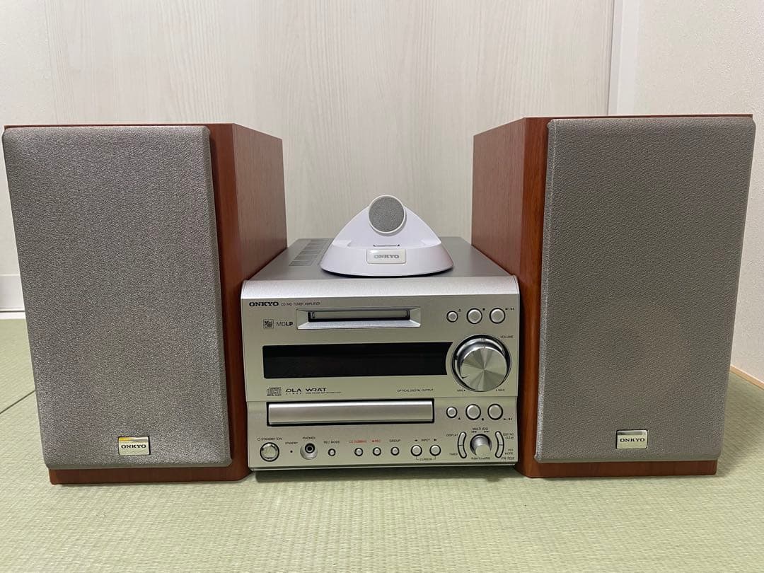 ONKYO FR-7GX　CD MD ミニコンポ　【難あり】　即日発送！ ONKYO FR-7GX CD MD Mini Stereo Component System | eBay