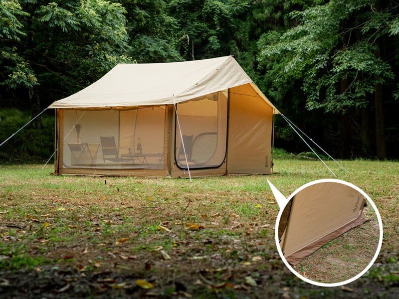 DOD キャンプテント 最大6人収容 イエテント - メルカリ