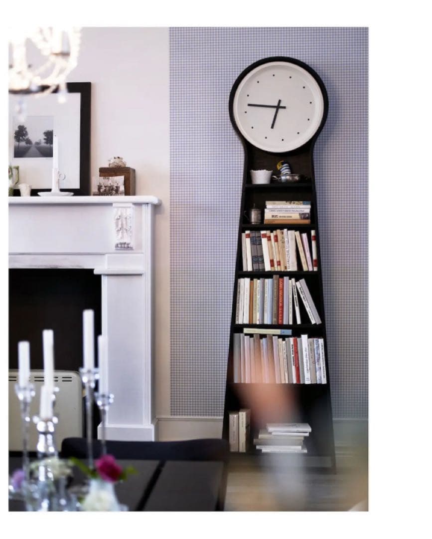 IKEA イケア 棚付き時計 置き時計 時計 PS Pendel ペンデル 本棚