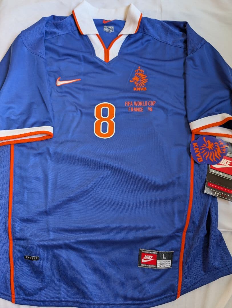 新品タグ付き】オランダ代表/ベルカンプ/A/98年W杯モデル - メルカリ