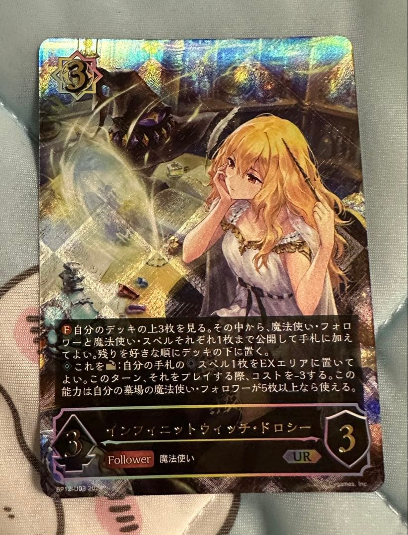 シャドウバース エボルヴ インフィニットウィッチ・ドロシー UR 絵違い