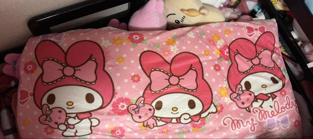 激レア 希少 平成レトロ マイメロディ ラブうさシリーズ 長座布団 ピピ