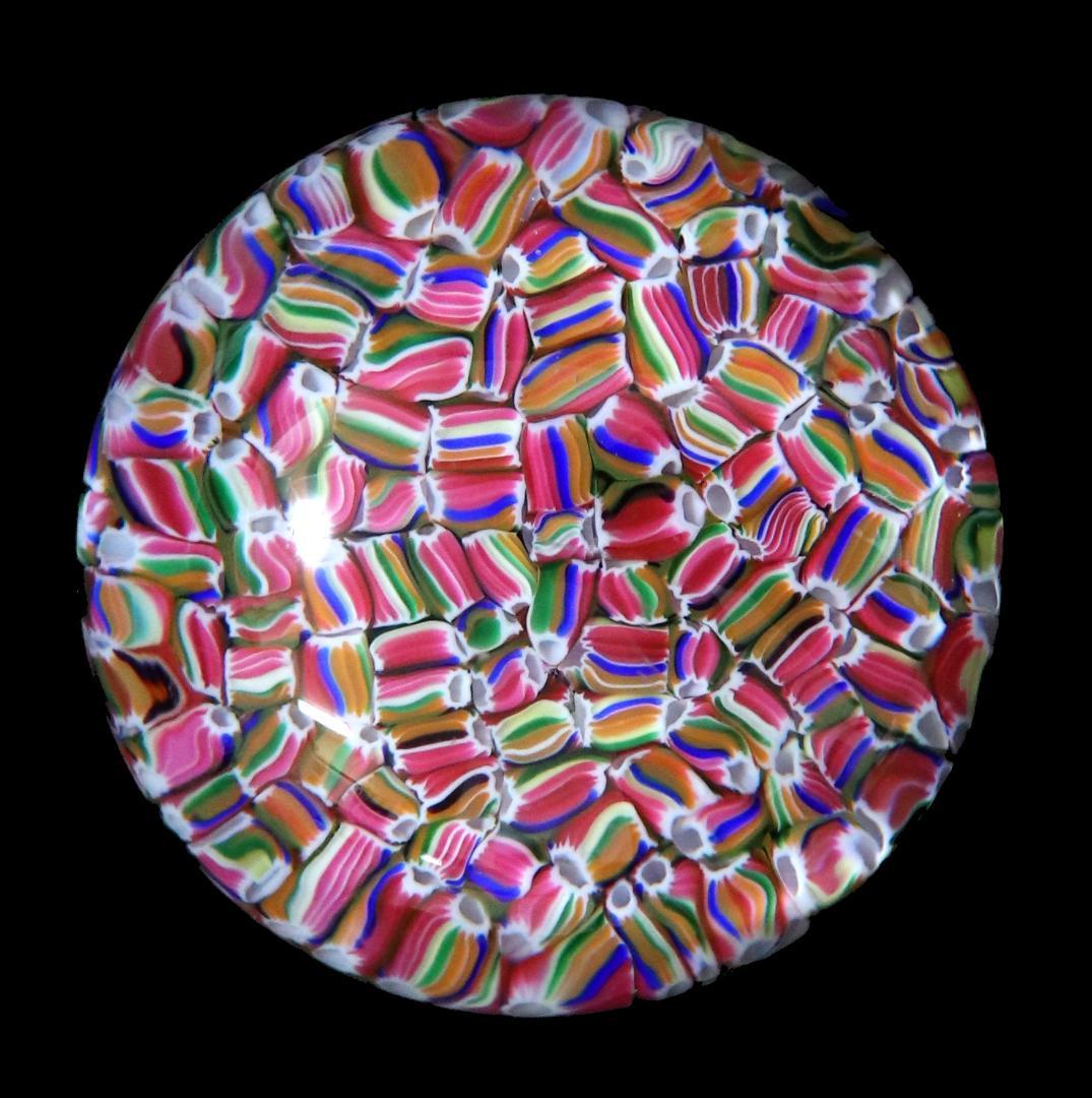 オールド・バカラ 激レア ミルフィオリ ペーパーウェイト ヴィンテージ 限定廃版 オールドバカラ「オールドバカラ：ミルフィオリ ペーパーウェイト