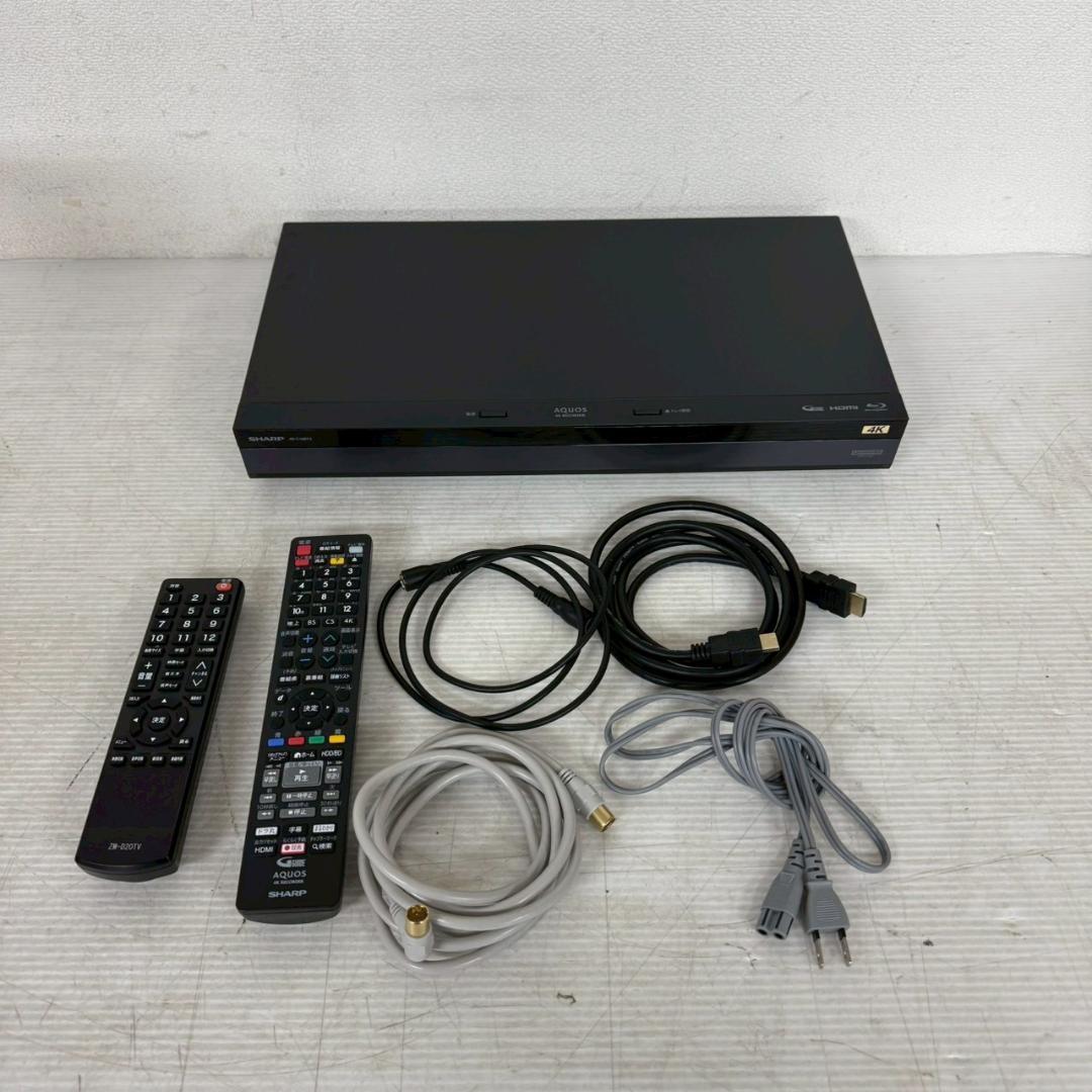 【SHARP】 シャープ 4Kレコーダー 4B-C10BT3 A0781 シャープ、「4K W録」に対応したBDレコーダー「AQUOS 4Kレコーダー