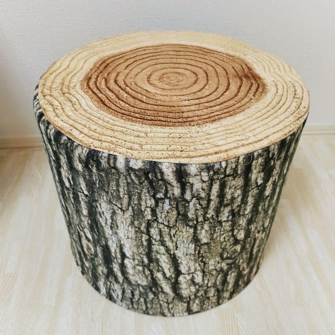 ニトリ 切り株ハイスツール - メルカリ