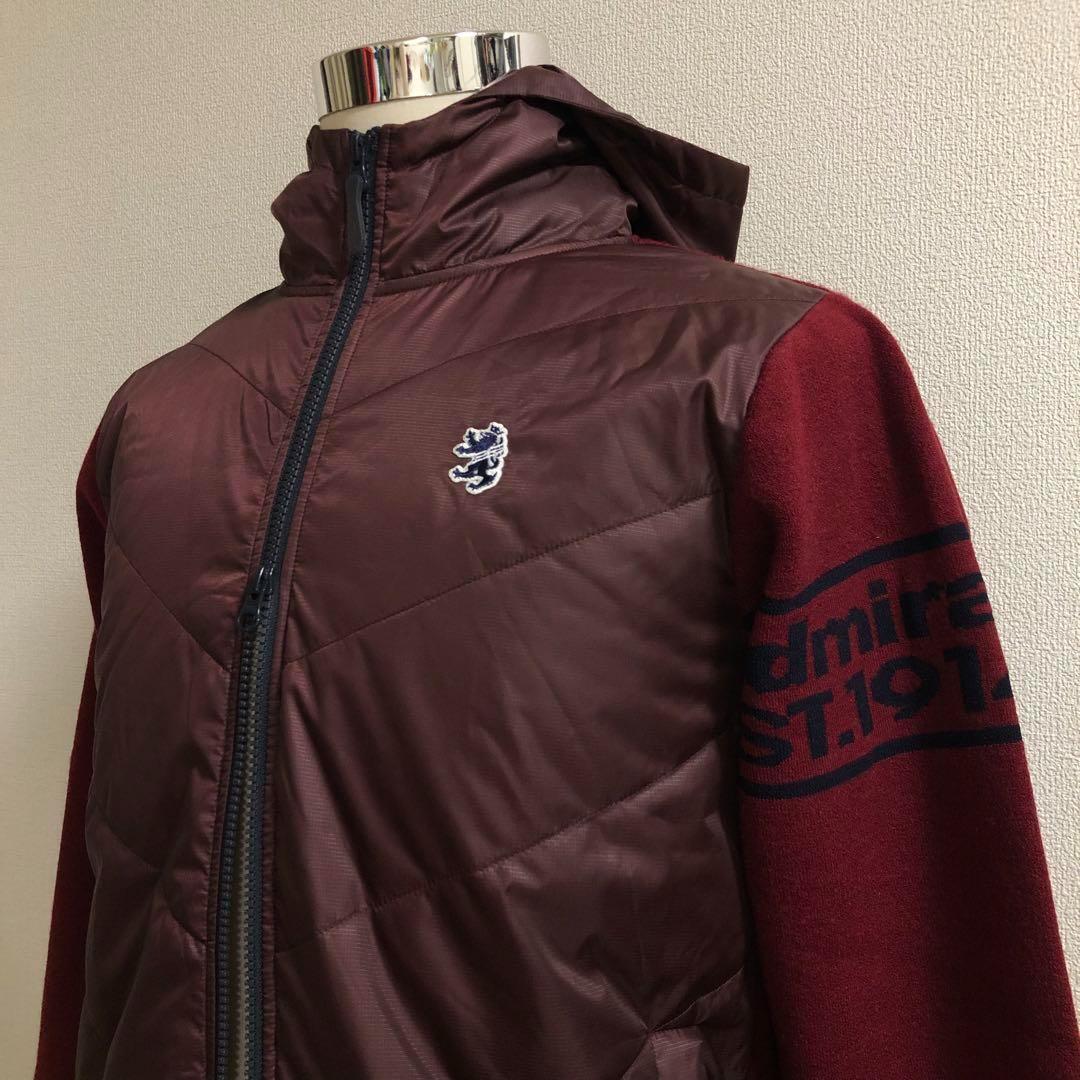 アドミラルゴルフ☆ダブルジップ 中綿 パーカー 裏地蓄熱