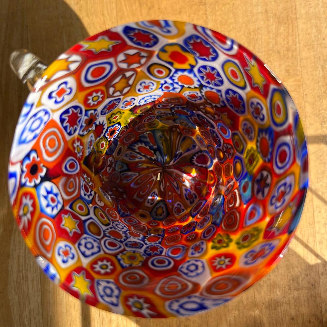 ベネチアンガラス ヴェネチアンガラス ムラーノ ミルフィオリ カップ