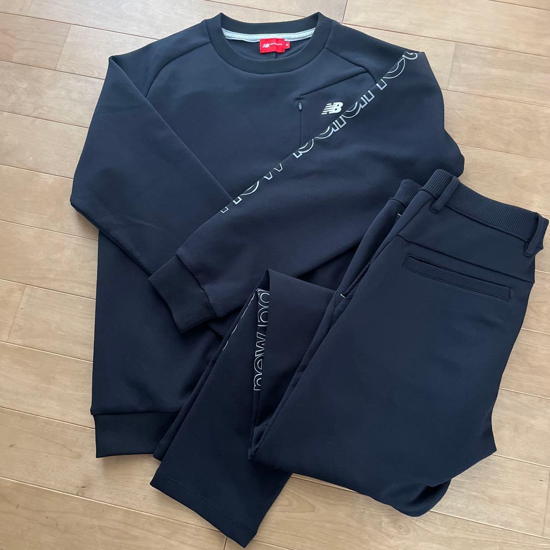 New Balance 黒ゴルフウェア　セットアップメンズ ゴルフウェア メンズ 上下セットアップ GIORNO SEVEN ジョルノセブン